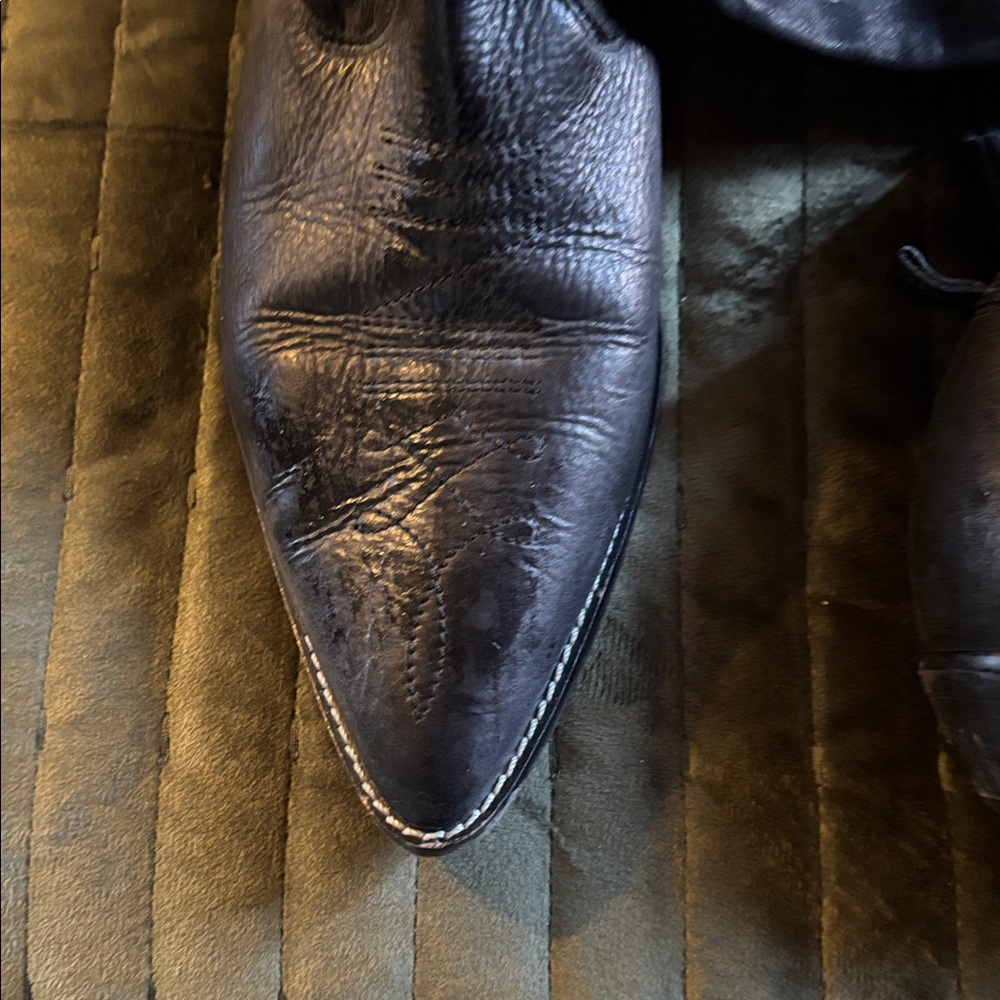 Slouch boot real leather - Picture 2 of 4